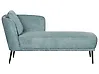 Linksseitige Chaiselongue ARTHEZE Stoff Hellblau