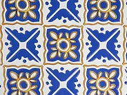 Bistro Set SIPONTO Metall Weiß / Blau_1155726