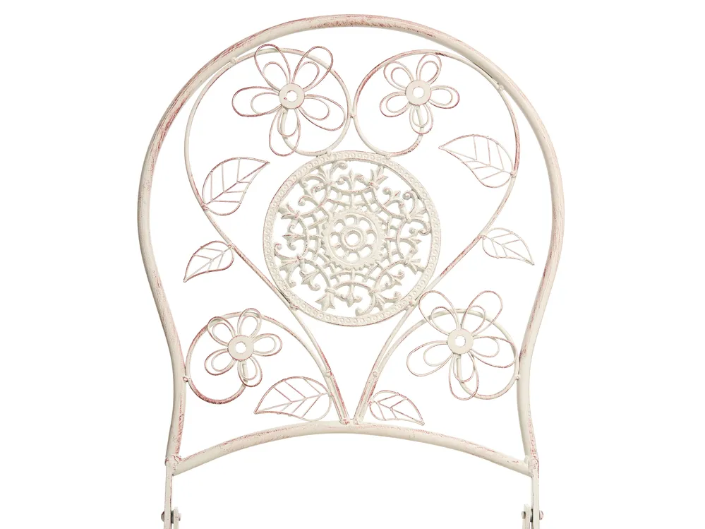 Bistro Set YAVIZA Metall Hellbeige_1001851