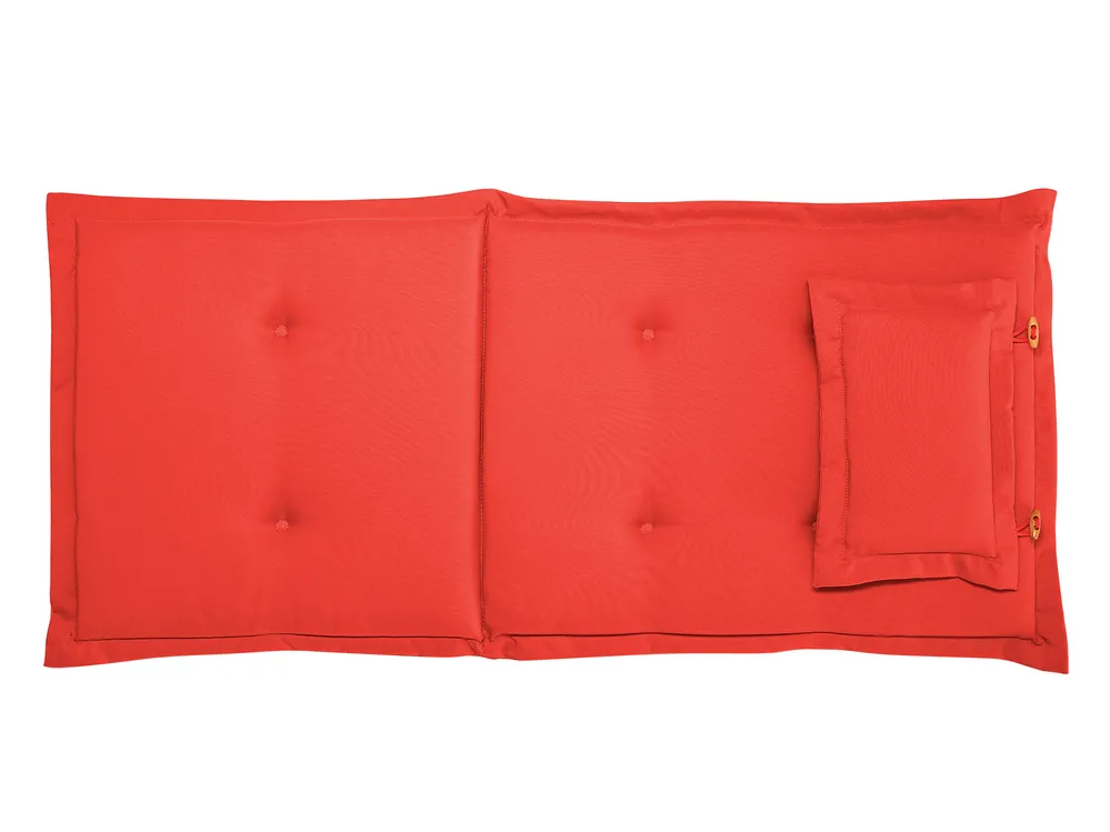 Gartenstuhlauflage TOSCANA 50 x 70 cm Rot_696095