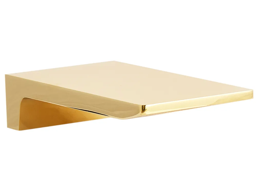Wandmontierte Waschtischarmatur KARUAY Messing Gold_986941