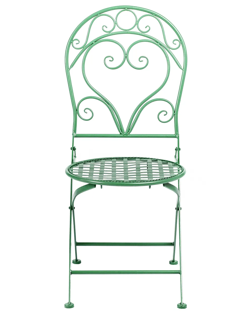 Gartenstuhl 2er Set ALBINIA Metall Grün_1016168