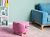 Tierhocker PIGGY Schwein Stoff Rosa