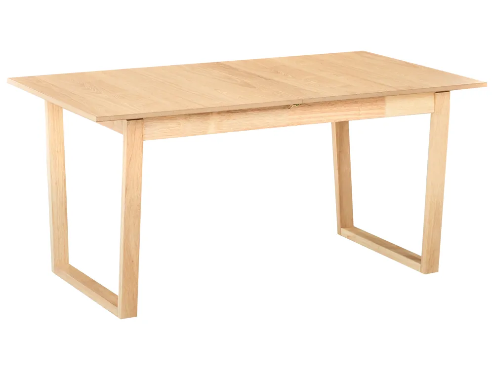 Ausziehbarer Esstisch CAMDEN Helle Esche 160/200 cm 95 cm_992725