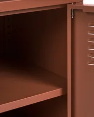 Storage Unit CARDIFF Metal Golden Brown_1123448