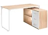 Eckschreibtisch SOGNE 140 cm x 100 cm Hellbraun