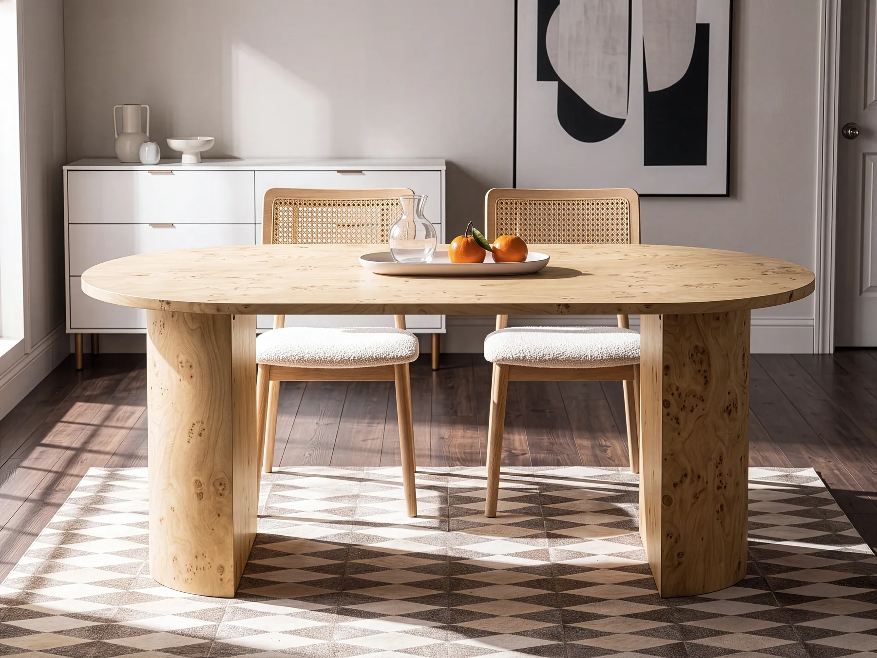 Esstisch ASBURY Wurzelholz Optik 180 cm 90 cm_1102494