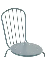Set mit 8 Stühlen CALVI Metall Hellblau_815623