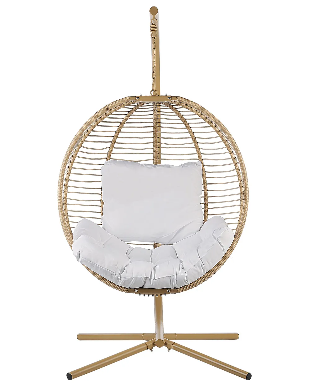 Hängesessel mit Gestell ARCO Metall Beige_844246
