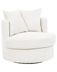 Drehsessel DALBY Stoff Hellbeige_871390