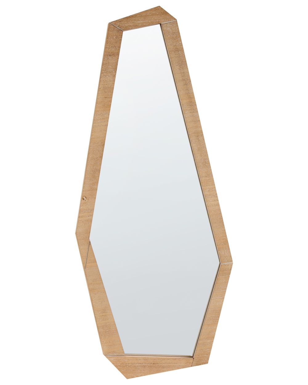 Zrcalo CHANU 44 cm 104 cm Svetlo rjava