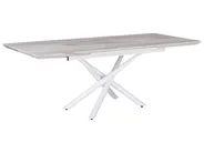 Ausziehbarer Esstisch MOIRA Weiß 160/200 cm 90 cm_793995