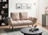 Schlafsofa 2-Sitzer BREKKE Stoff Beige