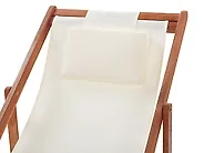 Set of 2 Folding Deck Chairs AVELLINO Acacia Wood Dark Brown_1177639