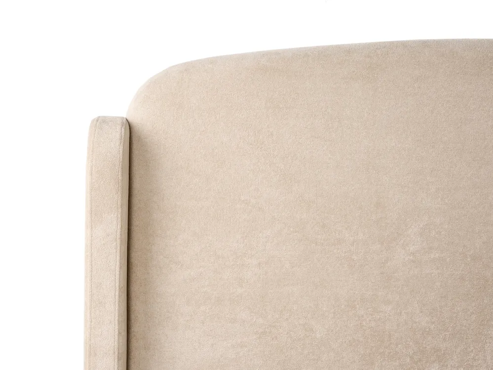 Bett mit Stauraum BERNAY Stoff Taupe 180 x 200 cm_1025749