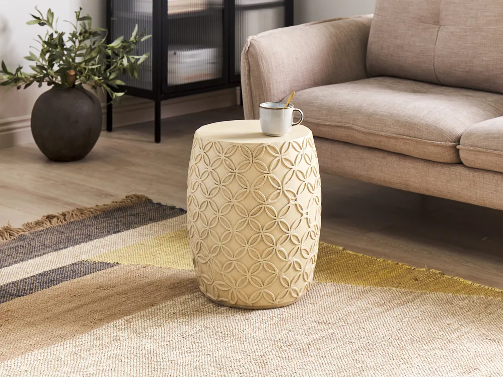 Beistelltisch ZOGNO 33 cm 33 cm Hellbeige_879267