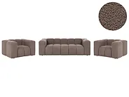 Bankenset 5-zits ANTOLA Bouclé Taupe_1161685