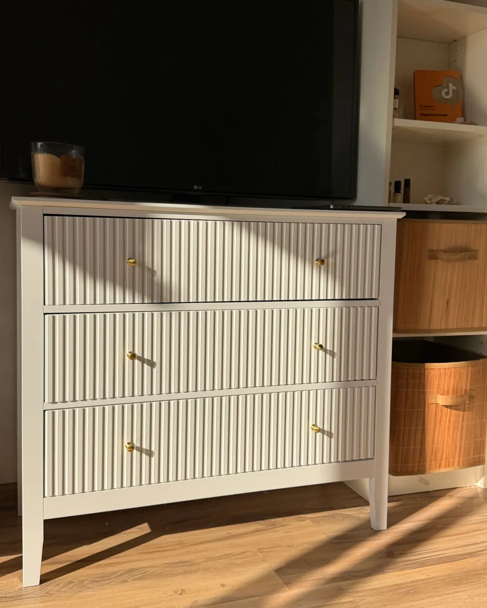 3 Drawer Chest ASSISI White_1188013