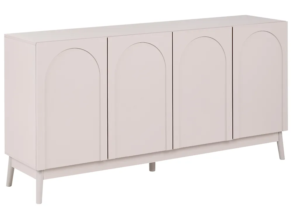 4 Door Sideboard BOULIA Light Beige