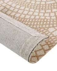 Teppich ARIBA Weiß Beige 160 x 230 cm Jute_852821