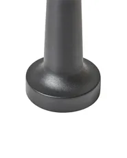 Kabellose LED Tischlampe 2er Set JOANES mit Dimmer Metall Schwarz_940403
