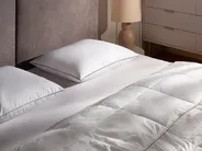 3-Chamber Bed Pillow TEIDE High 50 x 60 cm Duck Feathers and Down White_1022886