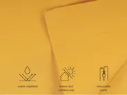 Bean Bag 600 L FUZZY 180 cm 230 cm Yellow_1005086