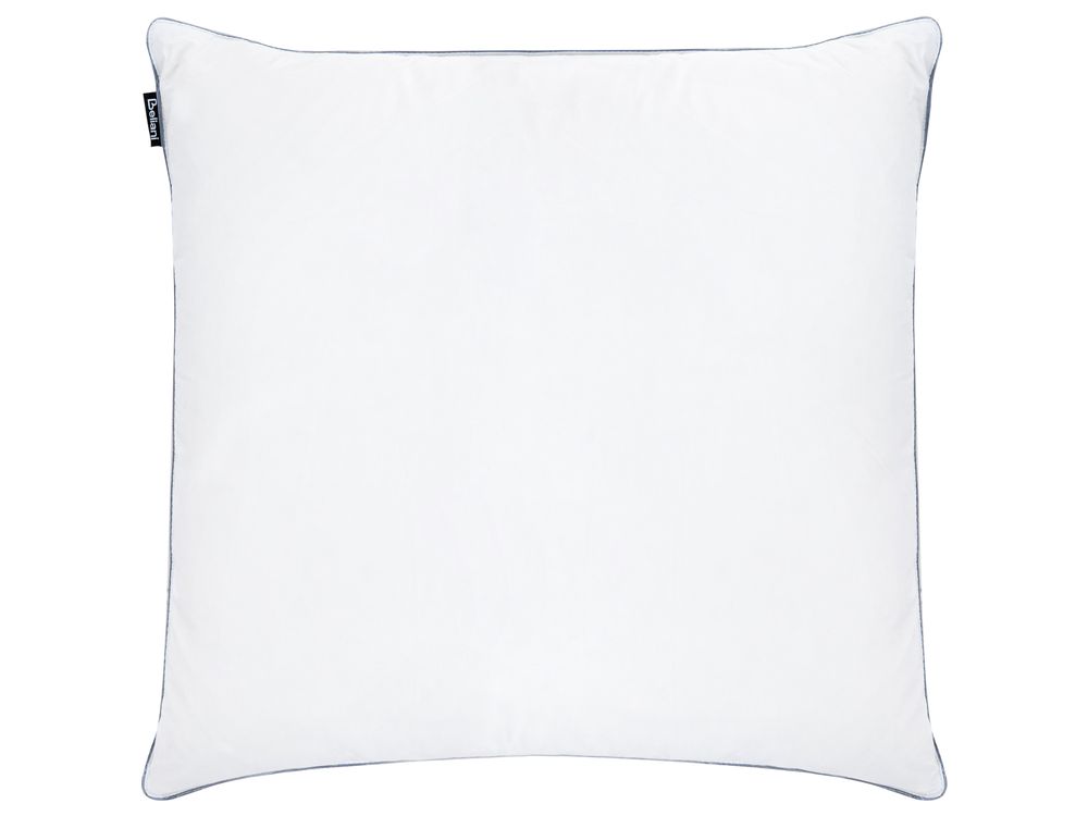 Hoofdkussen met 3 compartimenten TEIDE Laag 80 x 80 cm Eendenveren en eendendons Wit