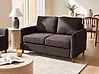 Sofa 2-Sitzer MARE Stoff Dunkelbraun