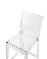 Set of 2 Bar Chairs WELLINGTON Transparent_1093989