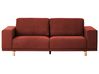 Sofa 3 Seater NIVALA Fabric Red