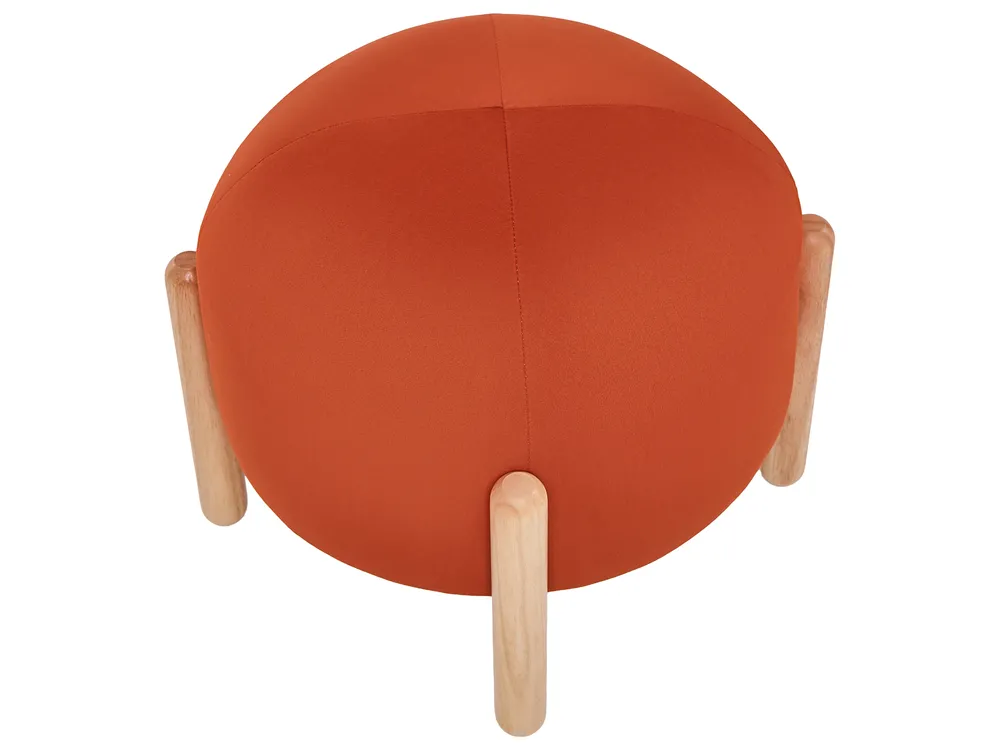 Hocker HELEN Samtstoff Orange_1066996