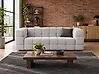 Sofa 3 Seater MULLOLA Fabric Light Grey