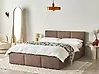 Bett mit Stauraum BOUSSE Bouclé Taupe 140 x 200 cm