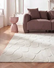Teppich KAWI Cremeweiß 160 x 230 cm_1084895