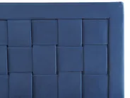 Bett mit Lattenrost Samtstoff LIMOUX 180 x 200 cm Marineblau_867276