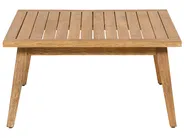 Garten Ecksofa mit Tisch 5-Sitzer ALCAMO Akazienholz Hellbeige linksseitig_862451