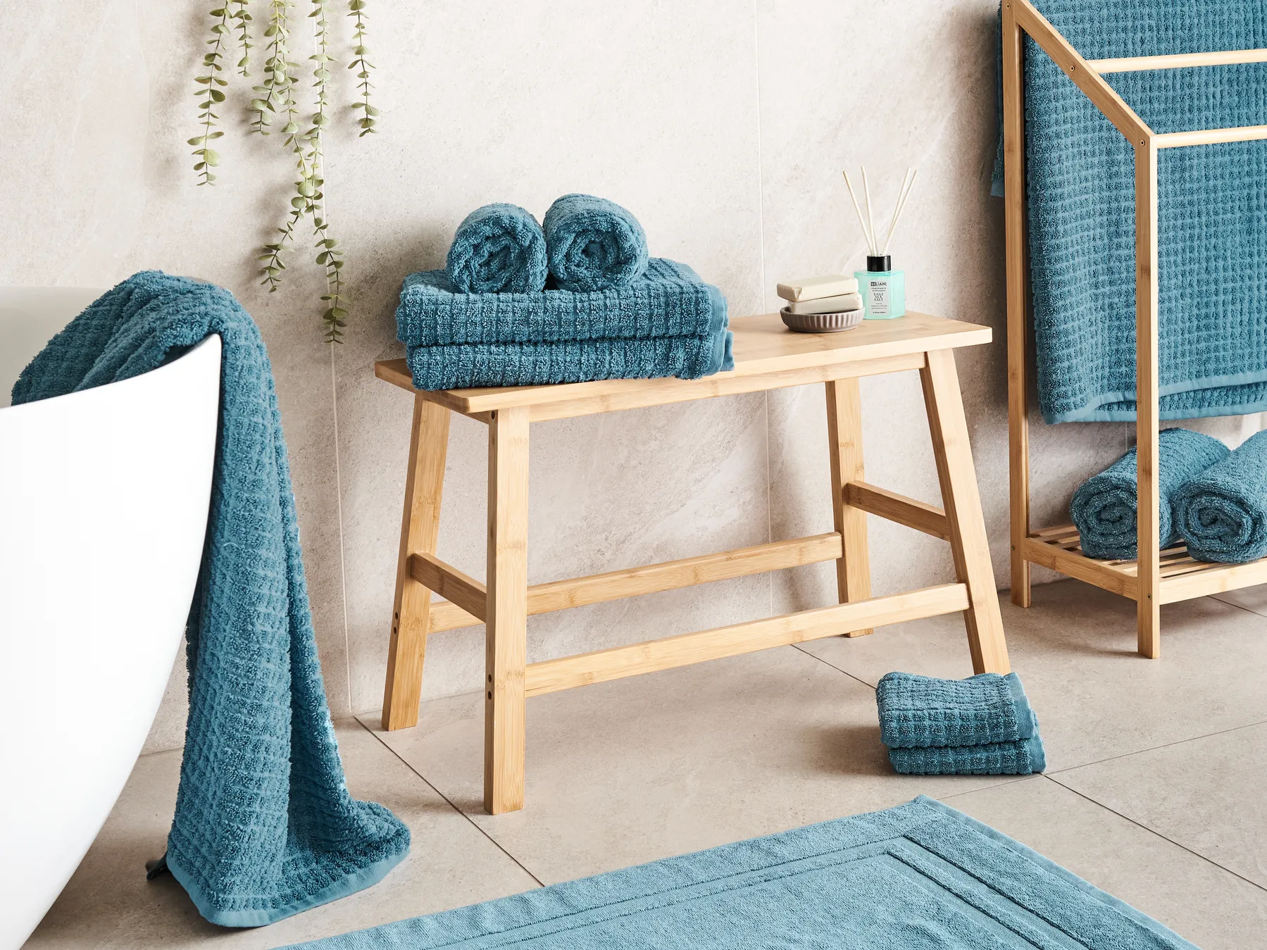 Handtücher 11er Set ATAI Baumwolle Blau_971730