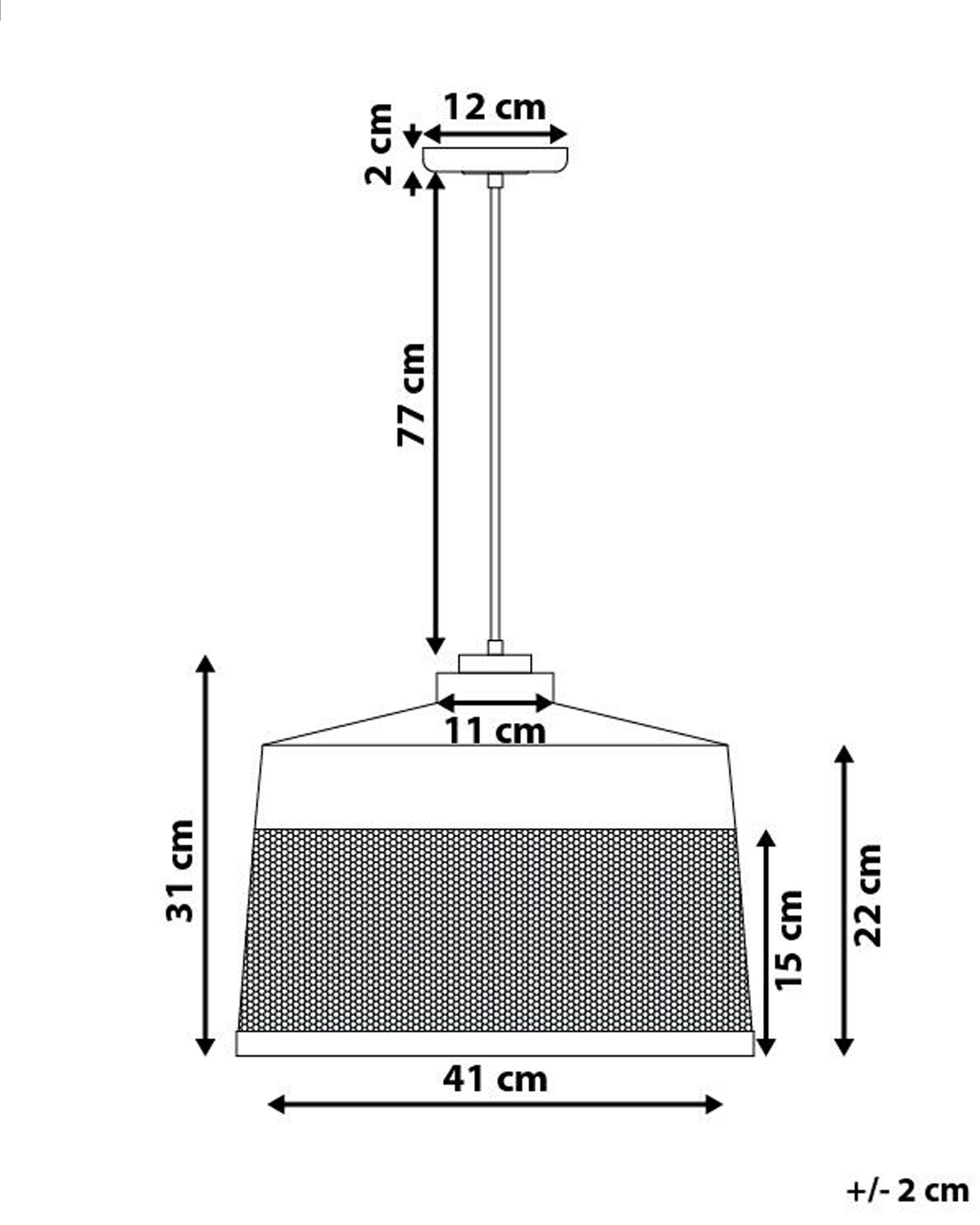 Pendant Lamp CARDENER Metal Black_695109