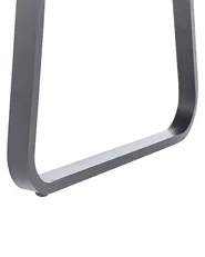 Set mit 2 Stühlen und Sitzkissen CANETTO Metall Schwarz_808298