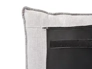 Wasserbett Stoff BAJONNA 180 x 200 cm Hellgrau_1007221