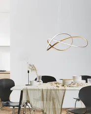 LED Pendant Lamp TUMEN Metal Gold_815547