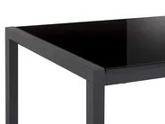Ausziehbarer Esstisch GRANADA Schwarz 120/160 cm 80 cm_820887
