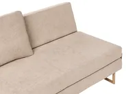 Schlafsofa 3-Sitzer JERSLEV Stoff Hellbraun_1012739