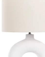 Tischlampe VENTA Keramik Weiß_833943