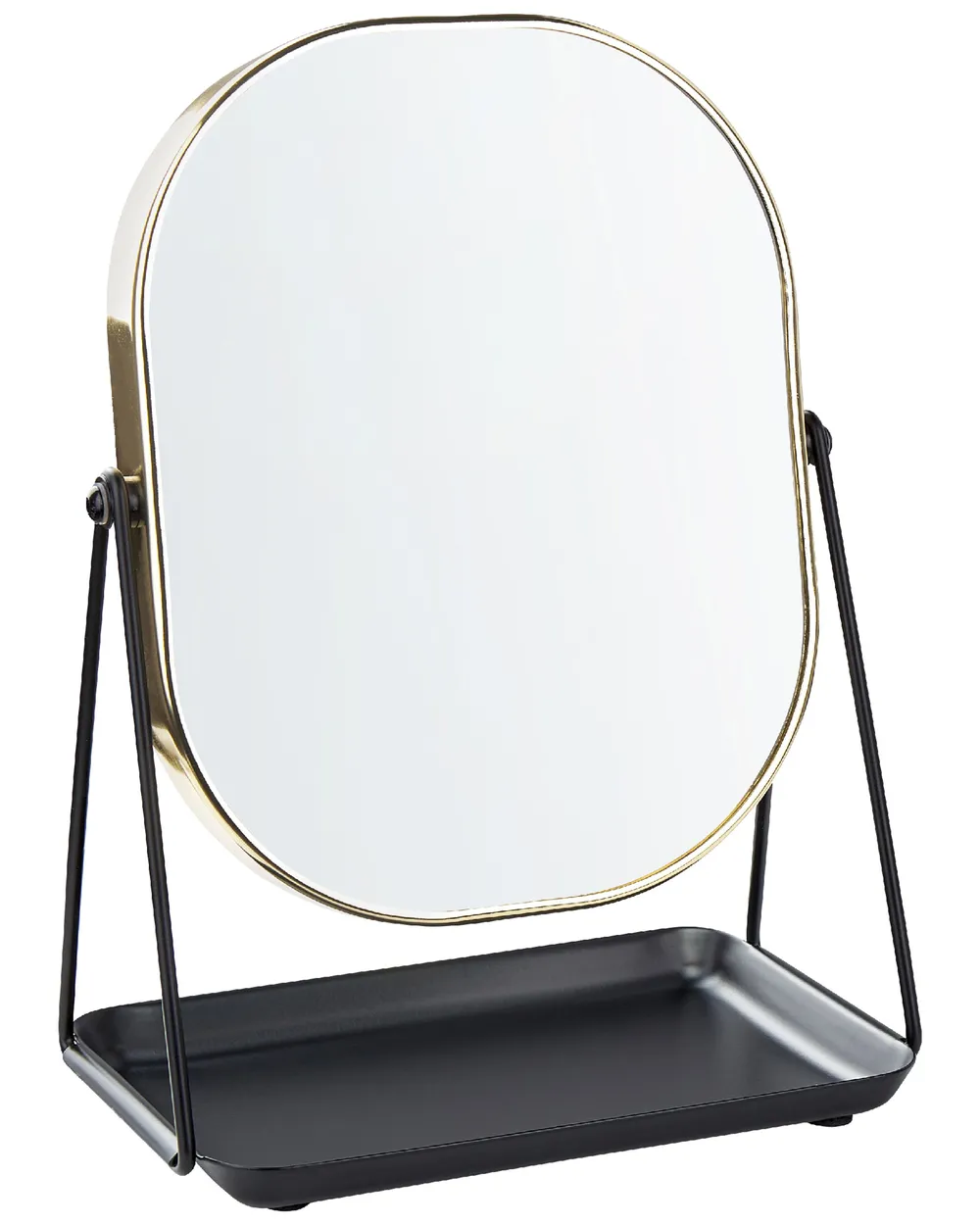 Makeup Mirror CORREZE Gold_848301