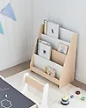Bücherregal mit 4 Ebenen LILOET 70 cm Hellbraun
