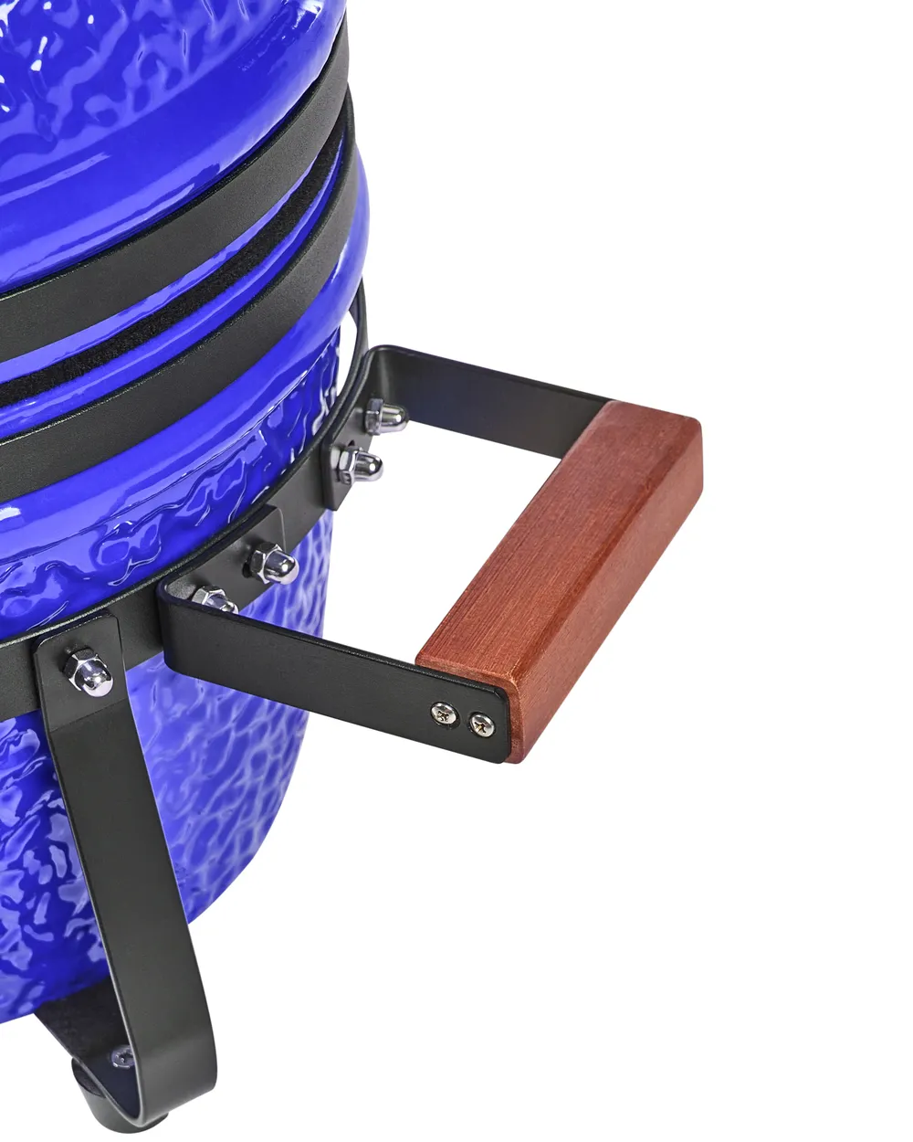 Mini Charcoal BBQ Grill KAMADO Ceramic Blue_1007575