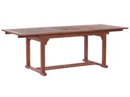 Ausziehbarer Gartentisch TOSCANA 160/220 cm 90 cm Akazienholz Dunkelbraun_768120