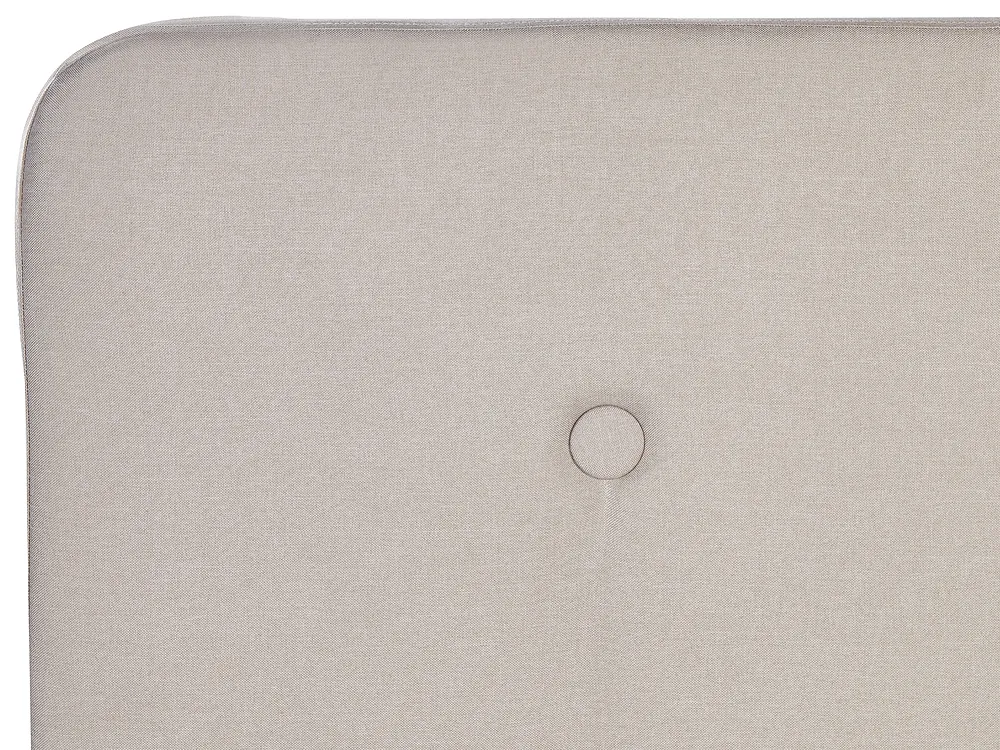 Bett mit Lattenrost Stoff RENNES 160 x 200 cm Hellbeige_345596